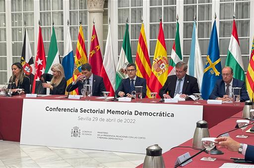 El ministro Félix Bolaños ha presidido la II Conferencia Sectorial de Memoria Democrática