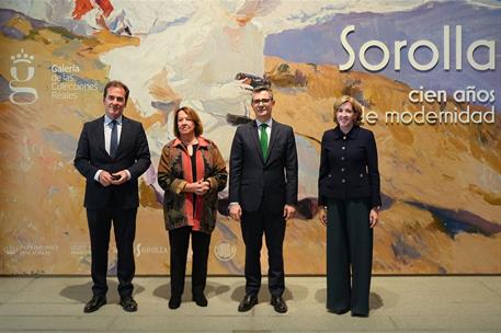 16/10/2024. Félix Bolaños inaugura la exposición "Sorolla, cien años de modernidad"