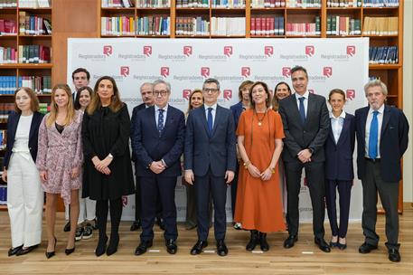 25/10/2024. Bolaños felicita a los Registradores de Cataluña por la plena digitalización de los registros y su accesibilidad en catalán