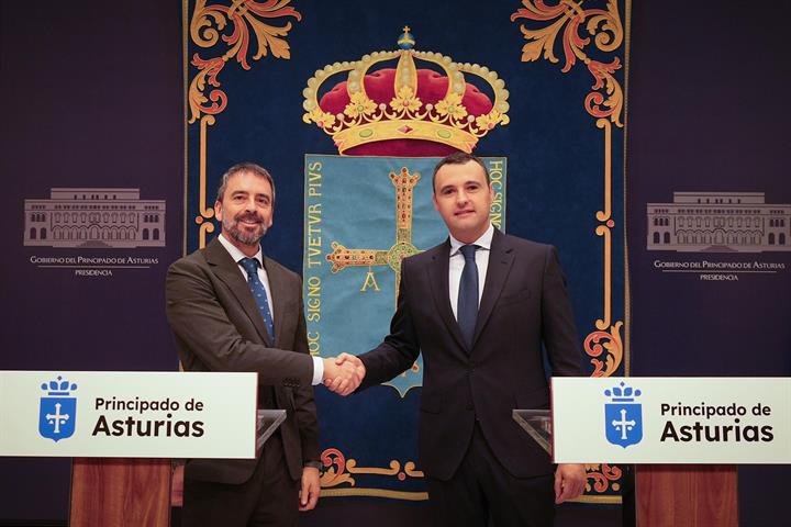 6/02/2025. El ministerio y el Principado firman un convenio para la digitalización de la Justicia en Asturias